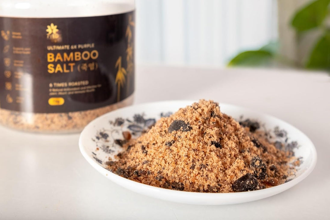 7VED Bamboo Salt, 1kg – Antioxidant, Anti - inflammatory, Supports Joint & Bone Health, Heart Health, Immune Booster, Detoxifier, Alkalizing Effect - Zircon Ventures