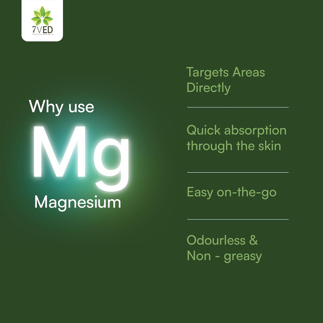 7VED Pure Magnesium Oil with Dead Sea Salt for Joint Pain Relief, Headache, Muscle Cramps and Insomnia - 1 Lit Spray Bottle - Zircon Ventures