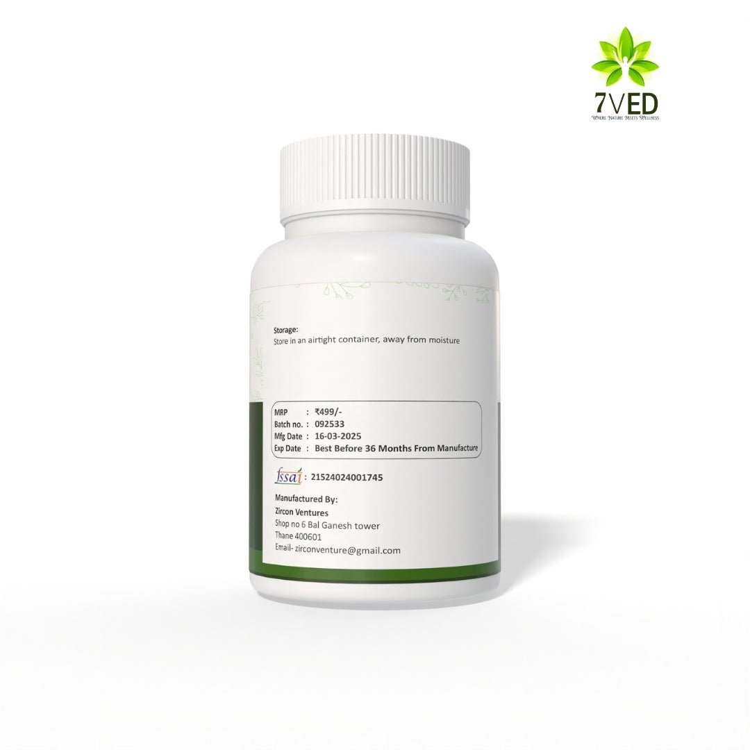 7VED Moringa Powder - 100g | Pure Moringa Oleifera Leaf Powder | Plant - Based Superfood for Energy, Immunity & General Wellness - Zircon Ventures