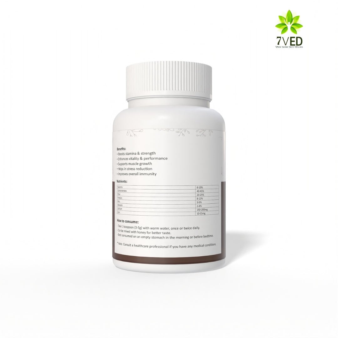 7VED Safed Musli Powder – 100g | Pure Chlorophytum Borivilianum | Ayurvedic Strength & Vitality Booster | Supports Immunity, Energy & Reproductive Health | No Additives - Zircon Ventures