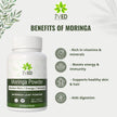 7VED Moringa Powder - 100g | Pure Moringa Oleifera Leaf Powder | Plant - Based Superfood for Energy, Immunity & General Wellness - Zircon Ventures