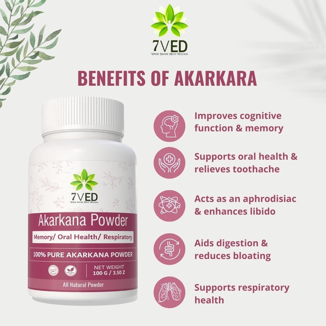 7VED Akarkara Powder – Natural Aphrodisiac & Brain Booster - Zircon Ventures