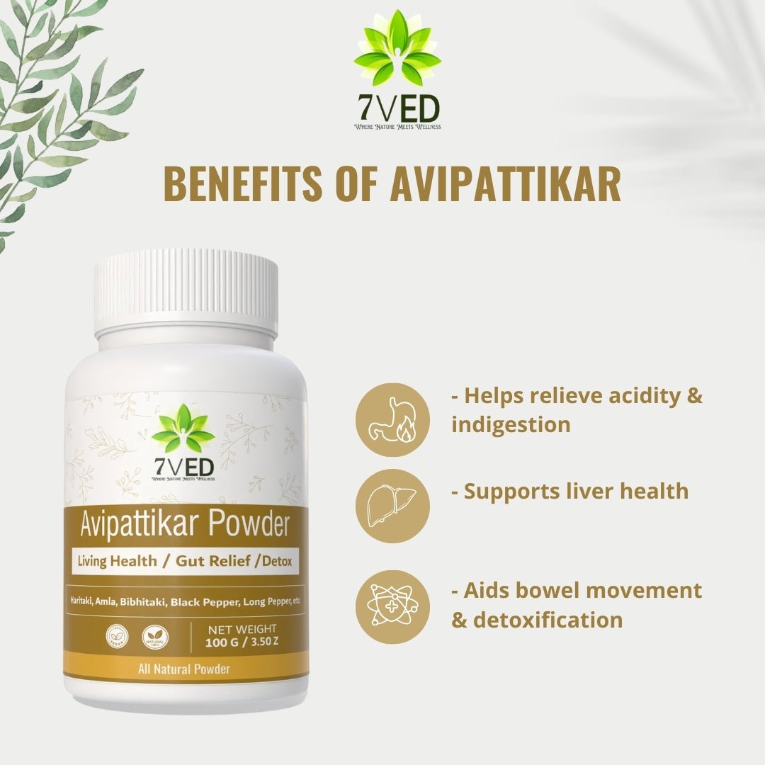 7Ved Avipattikar Powder – Natural Antacid & Digestive Relief - Zircon Ventures