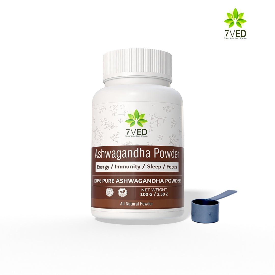 7VED Ashwagandha Powder – Stress Relief, Energy & Immunity Support - Zircon Ventures