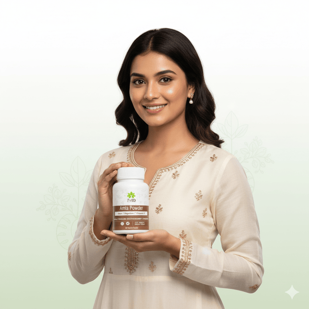 7Ved Amla Powder – Rich in Vitamin C | Hair & Skin Care - Zircon Ventures