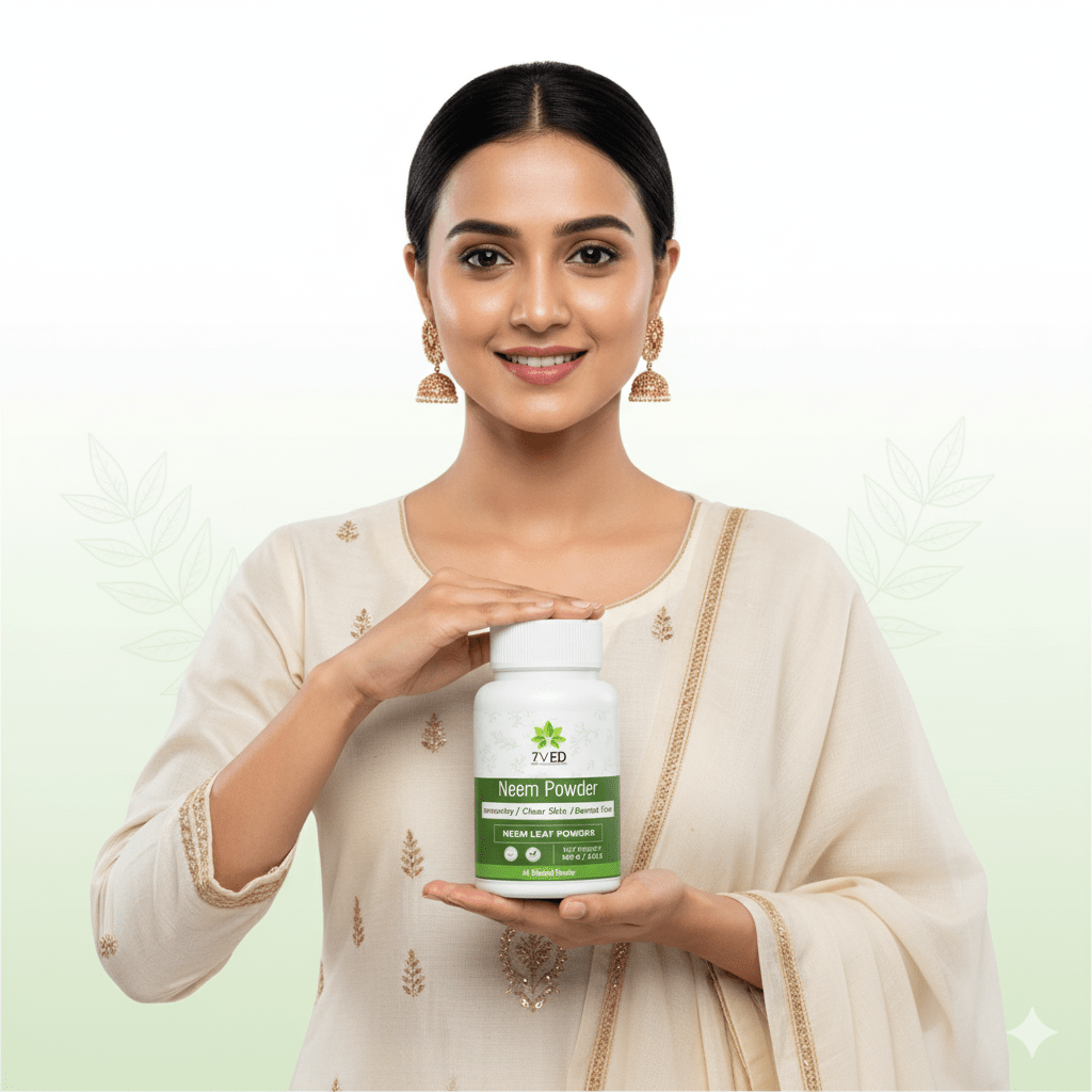7VED Neem Powder - Natural Solution for Skin & Hair Care - Zircon Ventures