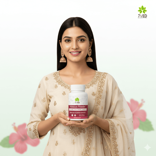 7VED Hibiscus Powder for Hair Growth & Thickening | Natural Hair Mask for Shine, Softness & Scalp Health - Zircon Ventures