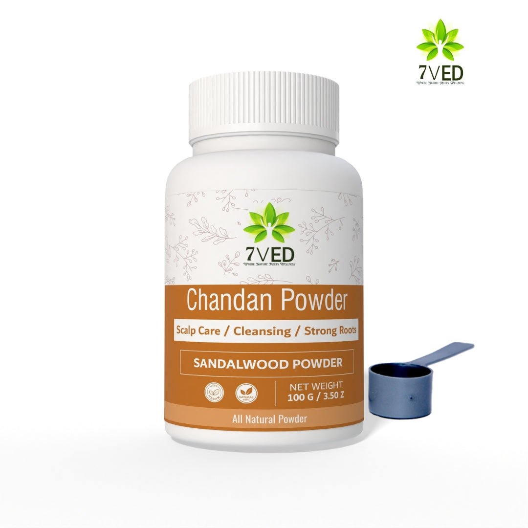 7Ved Chandan (Sandalwood) Powder – Cooling Agent & Skin Soother - Zircon Ventures