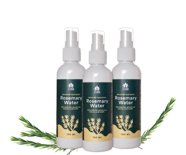 7VED Rosemary Water Spray for Hair Growth (100ml, Pack of 3) | Natural Hair Mist for Strengthening & Regrowth | Adds Shine | Reduces Hairfall | Chemical - Free Hair Care for All Hair Types - Zircon Ventures