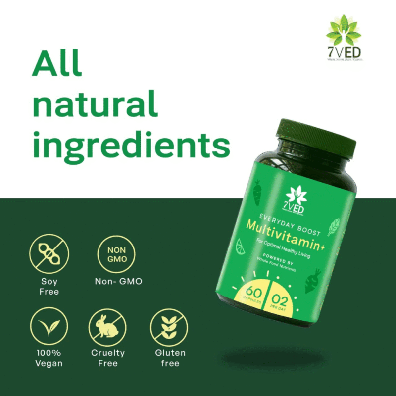 Everyday Boost Multivitamin+ by 7VED for Men and Women | 60 Capsules - Image 6