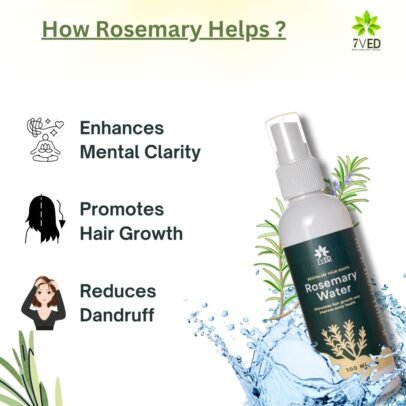 7VED Rosemary Water Spray for Hair Growth